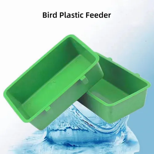 12 Comederos De Plastico Para Pajaros, Tazas De Alimentacion