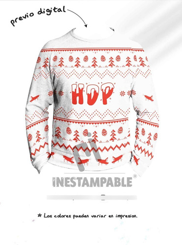 Suéter Navideño Ugly Sweater Navidad Personalizado Tu Logo
