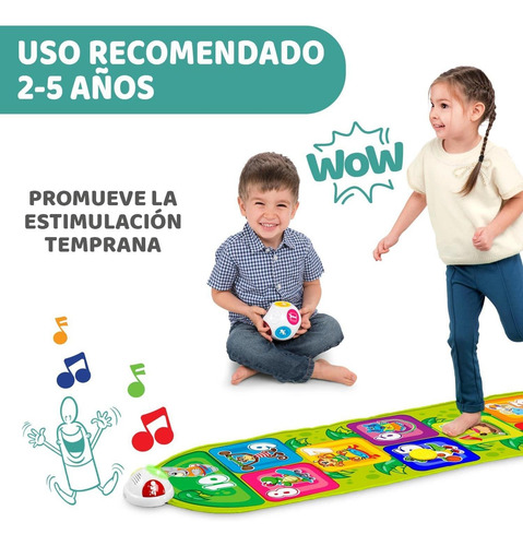 Imagen 6 de 6 de Chicco Tapete Didáctico Jump & Fit