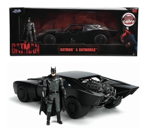 Auto Escala 1:24 - Batimóvil 2022 Con Batman - Jada Toys