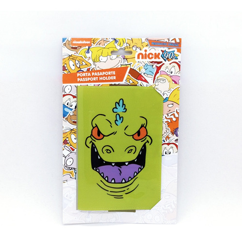 Porta Pasaporte Reptar Rugrats Nickelodeon Oficial