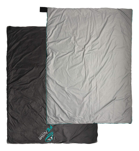 Fe Active Saco De Dormir De Camping 3-4 Estaciones Extr. Color Negro