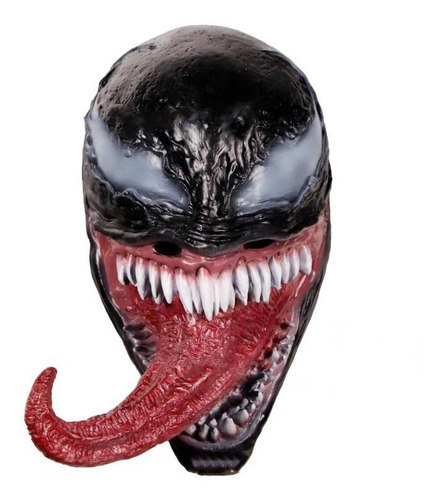 Máscara De Venom 2 Látex Para Disfraz De Terror Cosplay