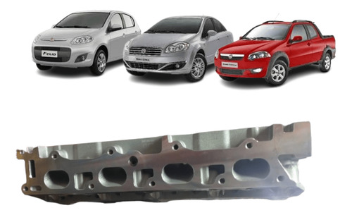 Cabeçote Fiat Palio Linea Strada 1.6 1.9 16v Camara Quadrada