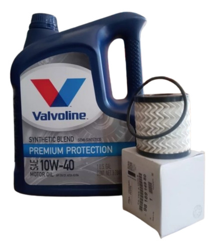 Kit Filtro Aceite + Valvoline 10w40 X 4l Peugeot Nafta