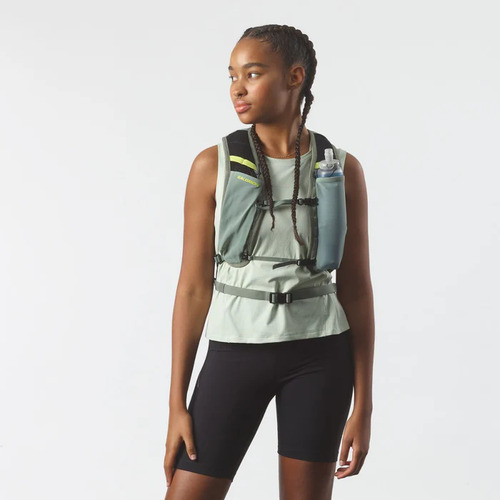 Mochila Trail Running Salomon Cross 12l Verde Liso
