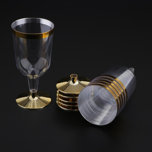 Paquete De 6 Vasos De Plástico De Plástico Bodas De