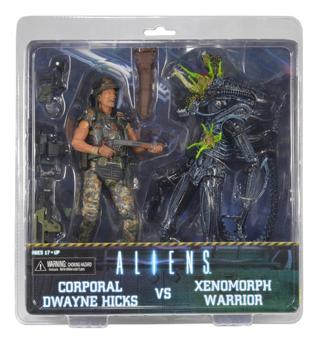 Figura Aliens Hicks Vs Xenomorph Warrior Battle Damage Neca