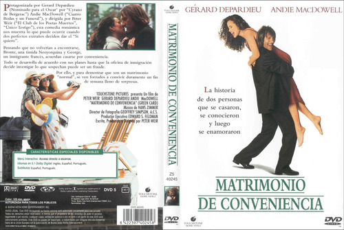 Matrimonio Por Conveniencia - Gerard Depardieu - Dvd