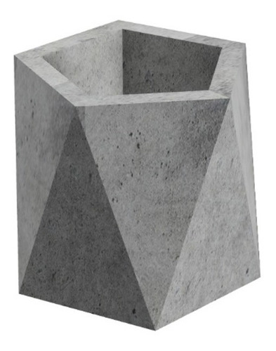 Molde Para Maceta De Concreto Pentagonal Con Triángulos