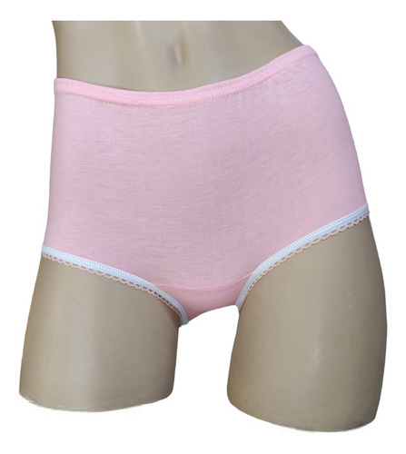 Panty Pantaleta Completa Algodón Paquete 2 Piezas Mujer 6052