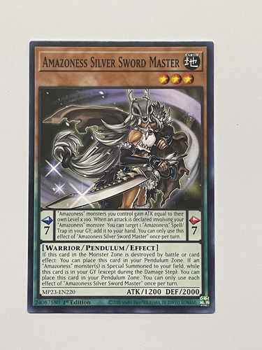 Yugioh Comun Amazoness Silver Storm Master
