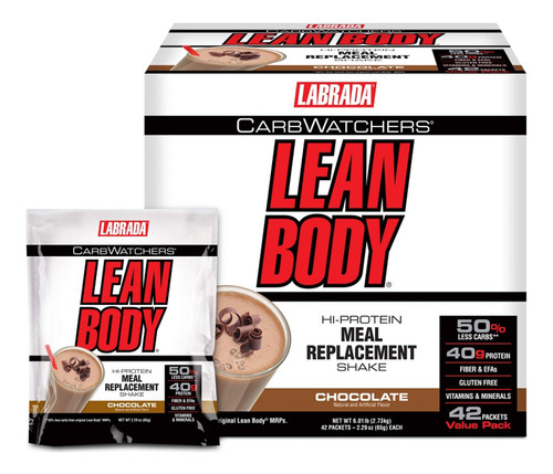 Labrada Carb Watchers Lean Body Hi-protein Meal Replacement 