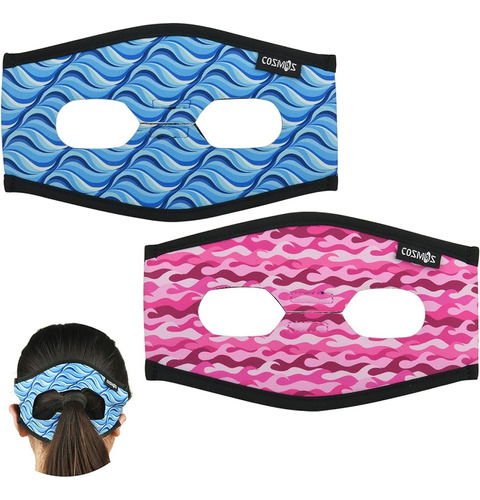 Cosmos 2 Pcs Diving Mask Strap Cover, Neoprene Swim Mask Sla