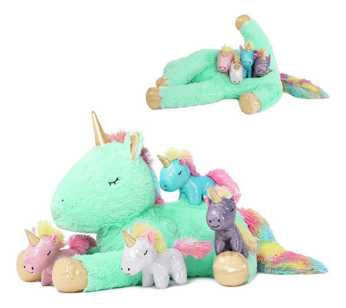 Peluche  Tezituor Juego De Juguetes De  De Unicornio Ver Rnb