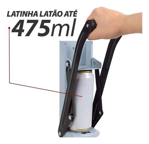 Amasadora Y Compactadora De Latas De 475 Ml Con Abrebotellas