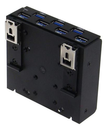 Usb 3.1 Gen 3.0 Concentrador Montaje Riel Din 7 Puerto Para