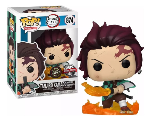 Funko Pop Tanjiro #874 Glow Chase Exclusive Demon Slayer