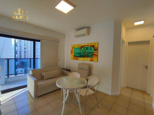 Imagem 2 de 20 de Flat À Venda Na Praia Das Pitangueiras, 2 Dormitórios, 1 Vaga. - Fl0003