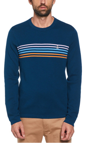 Sueter Crew Chest Stripe