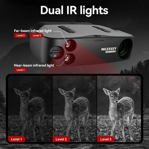 Binoculares De Visión Nocturna, Gafas De Visión Nocturna Con