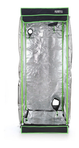 Imagen 1 de 7 de Carpa Cultivo Indoor Femmto 60 X 60 X 160 Jardin Mylar Nylon