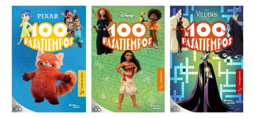 Pack Disney - 3 Libros De Pasatiempos