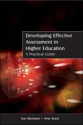 Libro Developing Effective Assessment In Higher Education...