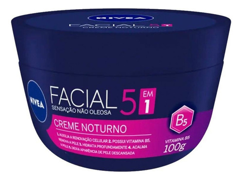 Nivea Creme Noturno - Hidratante Facial 100g