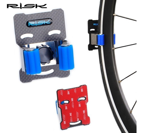 Soporte De Pared Bicicleta Ruta / Mtb Rack Clip Risk Ra113