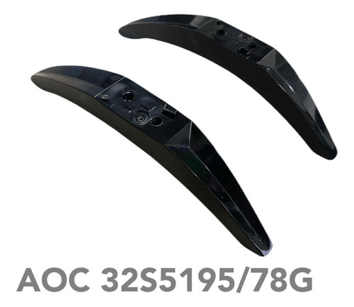 Base Pedestal Tv Aoc 32s5195/78g C/ Parafusos Preto