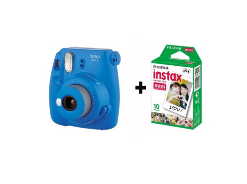 Camara Fuji Instax Mini 9 Flash Selfie Polaroid + 20 Fotos