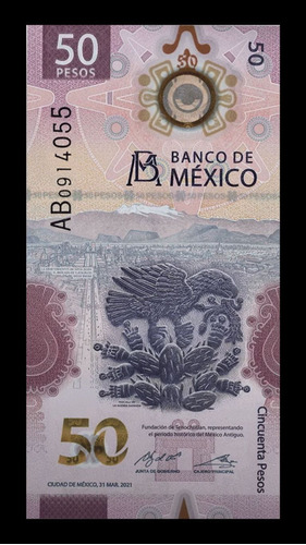 Billetes De 50 Pesos Mexicanos