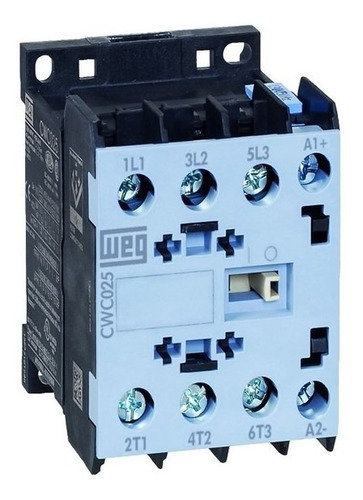 Minicontactor Weg tripolar Cwc025 25a 24vac