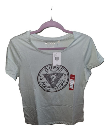 Poleras Guess Mujer Cheska Logo Tee Original Importado 