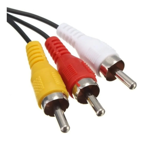 Cable A/v Audio Y Vídeo Play Ps2 Ps3 Tv 3 Rca 1.8 Metros