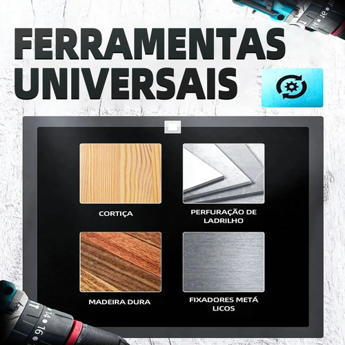 Parafusadeira Furadeira 2 Bateria 21v Bivolt S/escova Top