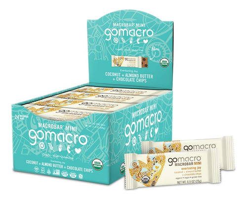 Gomacro Macrobar Barritas Proteicas Veganas Orgánicas + Macr