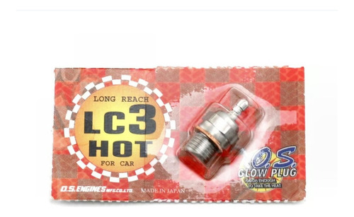 O.s. Lc3 Long Reach T-maxx Standard Glow Plug  Hot 