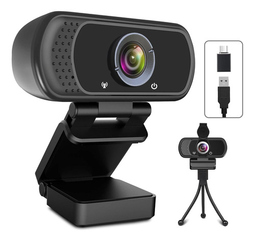 Webcam Pc Usb Tipo C, Cámara Web Hd 1080p Micrófono, ...
