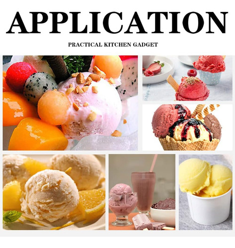 4 Cucharadas De Colores Surtidos Para Helado, Cuchara Antiad