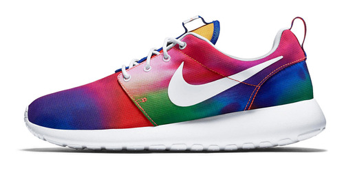 Zapatillas Nike Roshe Run Tie Dye Rainbow 655206-518   