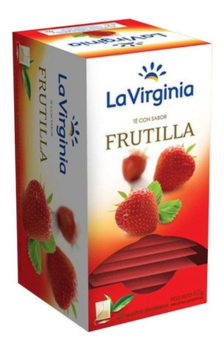 Té Frutilla La Virginia X20 De 2g