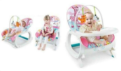 Silla Mecedora De Bebe Y Vibradora Con Mesa De Comer