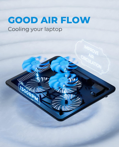 Havit Hv-f-17 Laptop Cooler Enrfrying Padering-slim Portátil