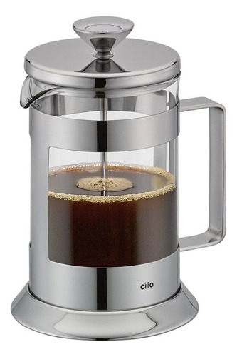 Prensa Francesa Laura Cafetera 6 Tazas 800 Ml Cilio Color Plateado