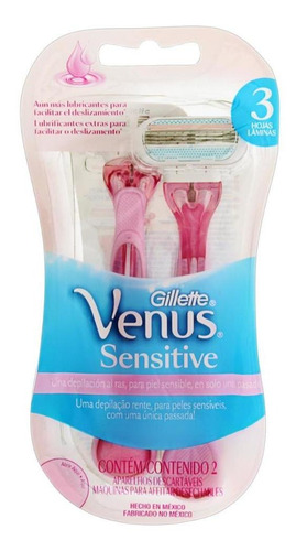 Aparelho De Depilar Gillette Venus Sensitive - 2 Unidades