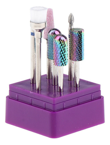 Kit De Brocas De Tungsteno Para Herramienta De Manicura 7 U.