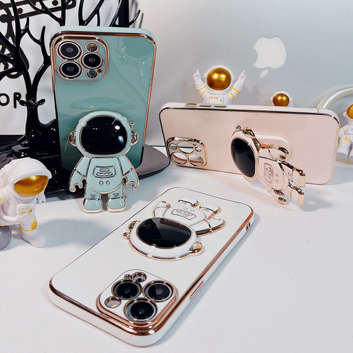 Funda Teléfono Caramelo Color Astronaut Stand For Samsung