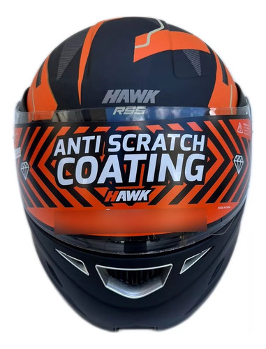 Casco Hawk Rs5 Vector Resistance Naranja Edición Limitada